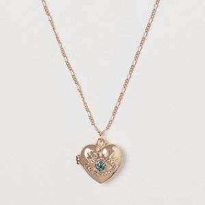 H&M x Vampire's Wife Heart Locket Necklace